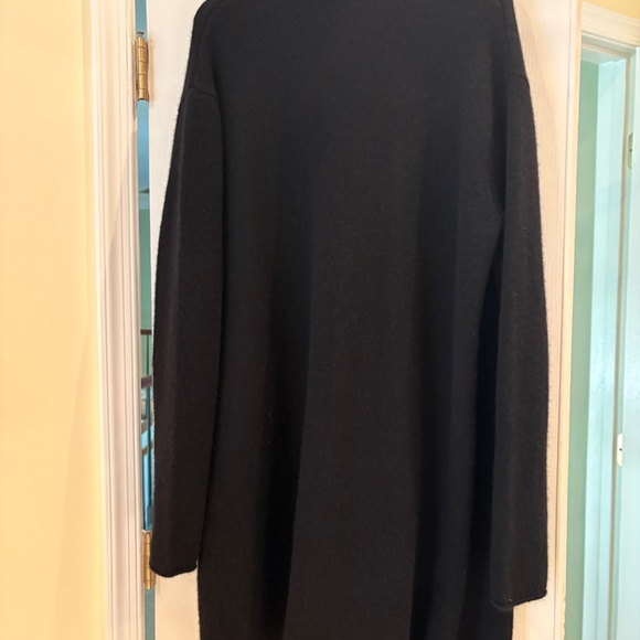 Organic John Patrick Women Cashmere Sadie Open Cardigan Black Small NWOT - Picture 6 of 8